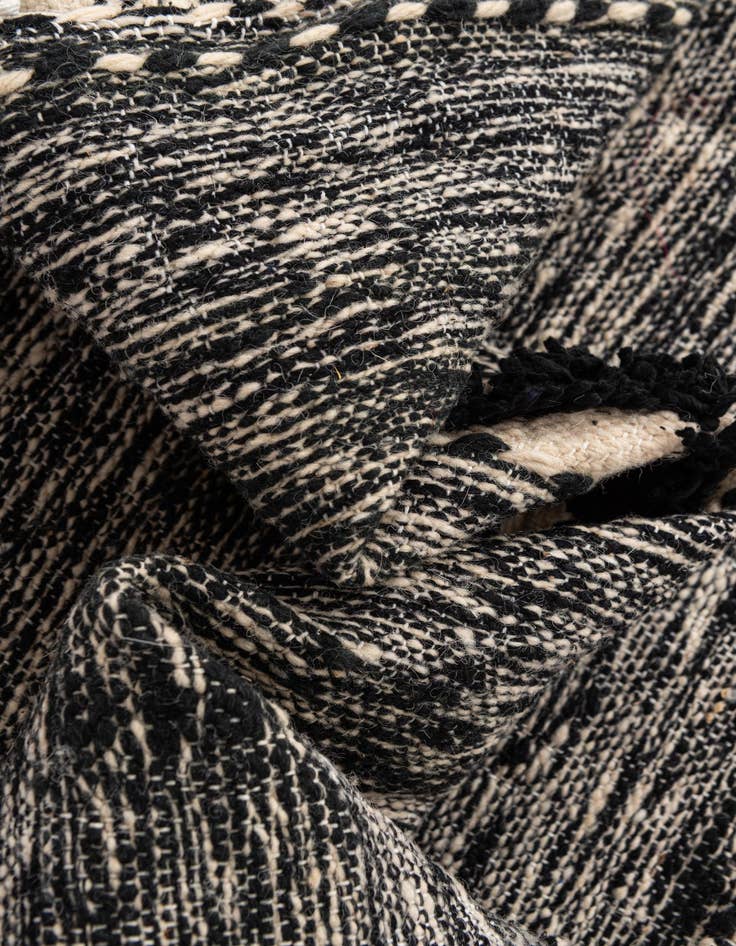 Detail image of  6' 7 x 9' 9  Hand Knotted Moroccan Wool Rug