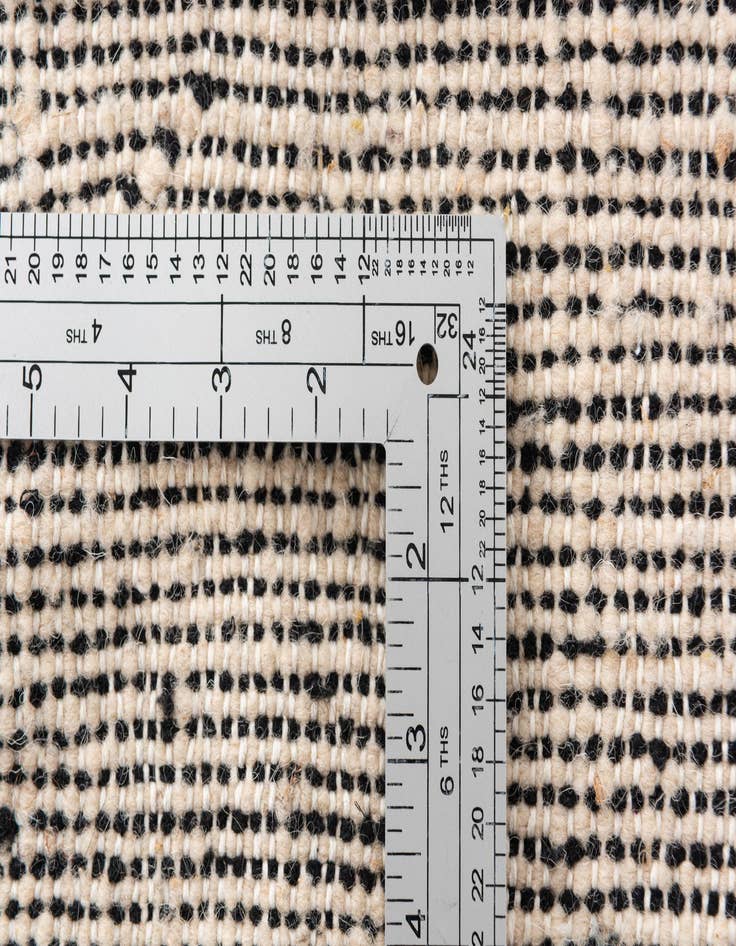 Detail image of  6' 8 x 9' 5  Hand Knotted Moroccan Wool Rug