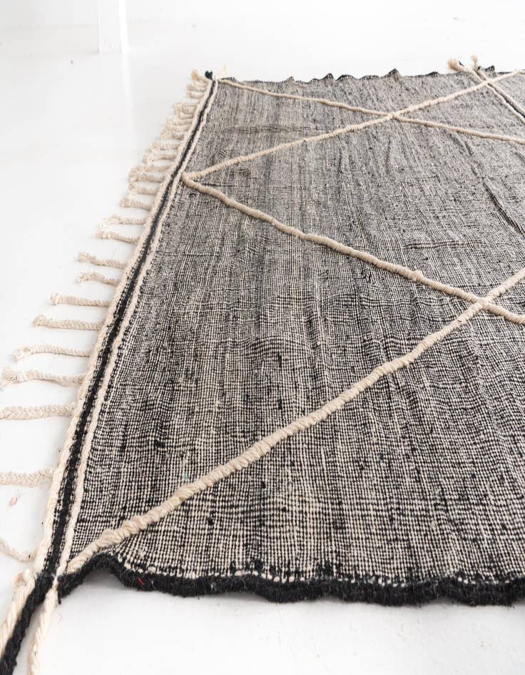 Detail image of  9' 10 x 12' 9  Hand Knotted Moroccan Wool Rug