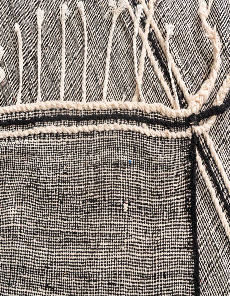 Detail image of  9' 10 x 12' 9  Hand Knotted Moroccan Wool Rug