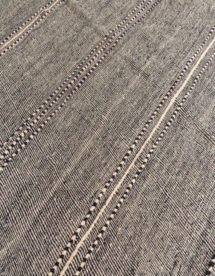 Detail image of  6' 9 x 10' 4  Hand Knotted Moroccan Wool Rug