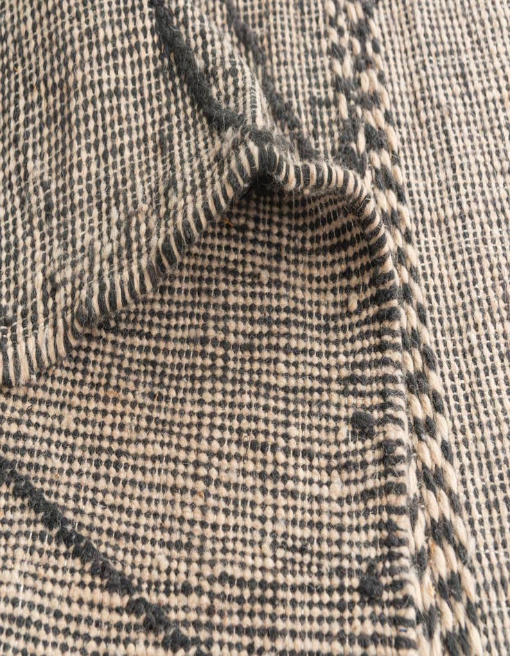 Detail image of  6' 7 x 9' 2  Hand Knotted Moroccan Wool Rug