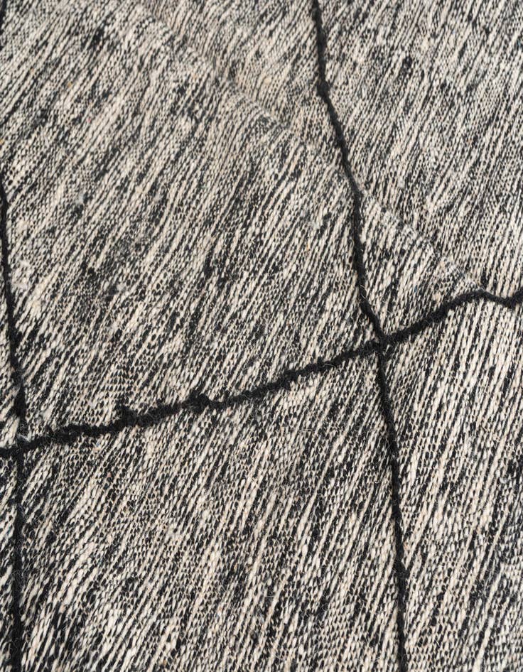 Detail image of  6' 2 x 9' 9  Hand Knotted Moroccan Wool Rug