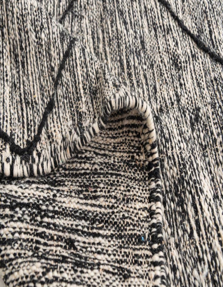 Detail image of  6' 2 x 9' 9  Hand Knotted Moroccan Wool Rug