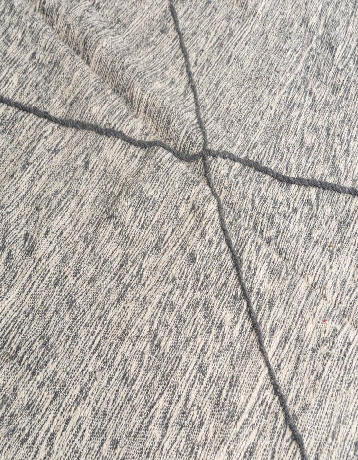 Detail image of  6' 2 x 10'  Hand Knotted Moroccan Wool Rug