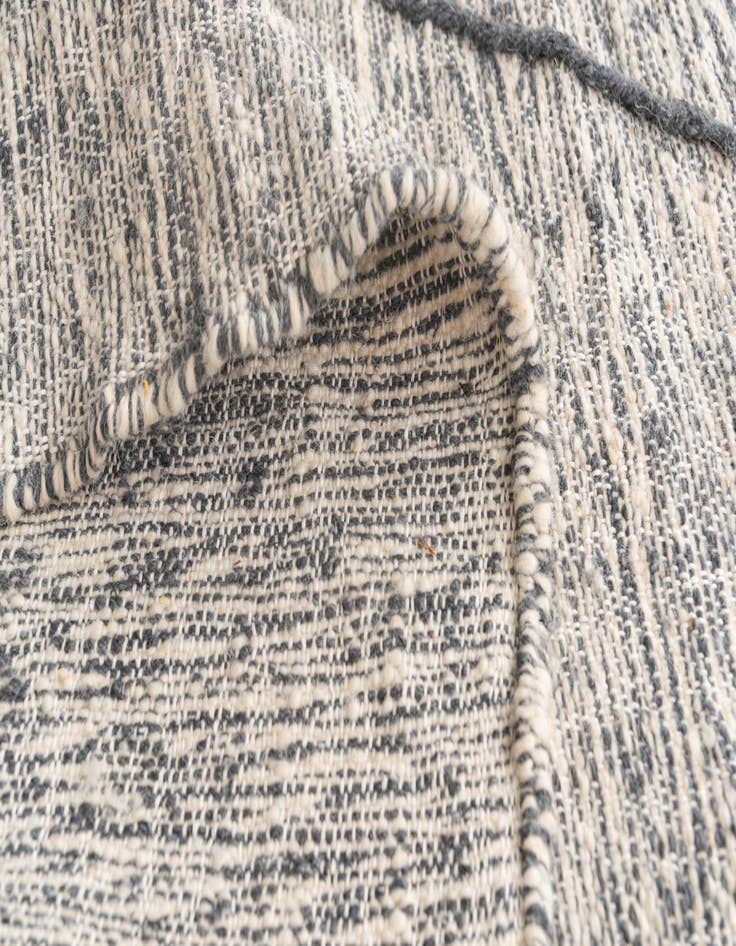 Detail image of  6' 2 x 10'  Hand Knotted Moroccan Wool Rug
