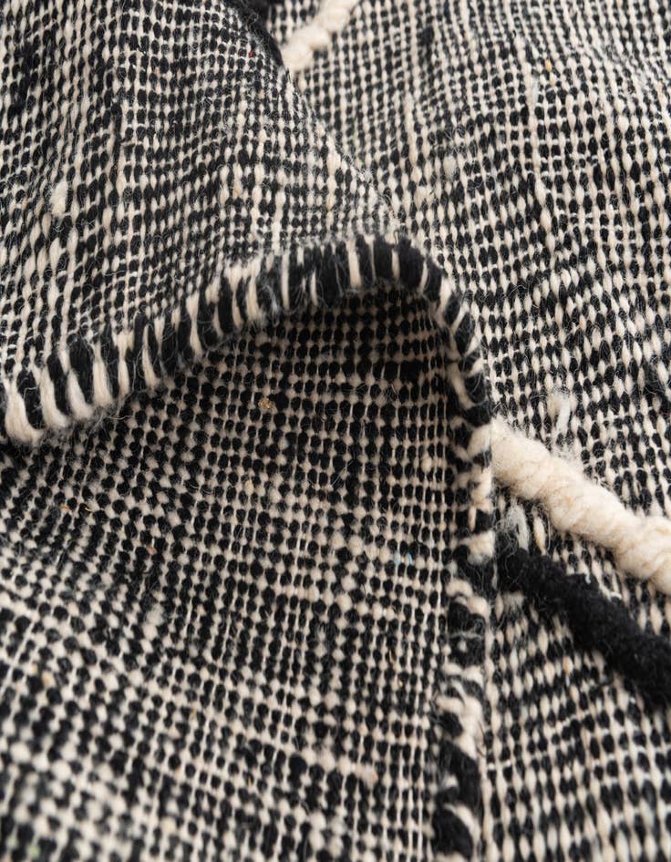 Detail image of  6' 1 x 9' 5  Hand Knotted Moroccan Wool Rug