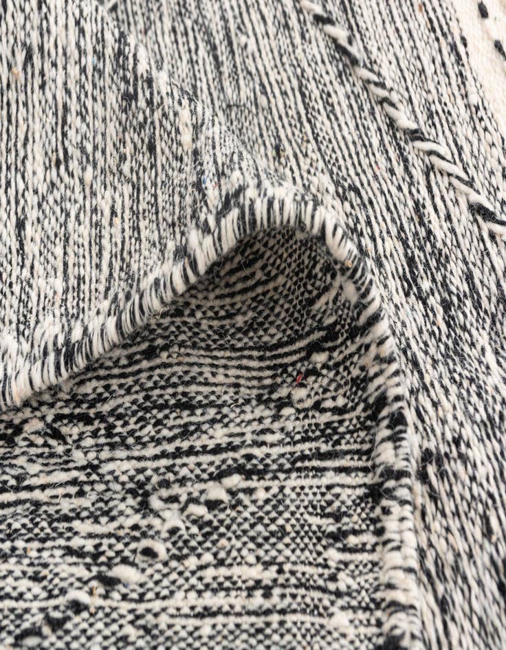 Detail image of  5' 10 x 9' 4  Hand Knotted Moroccan Wool Rug