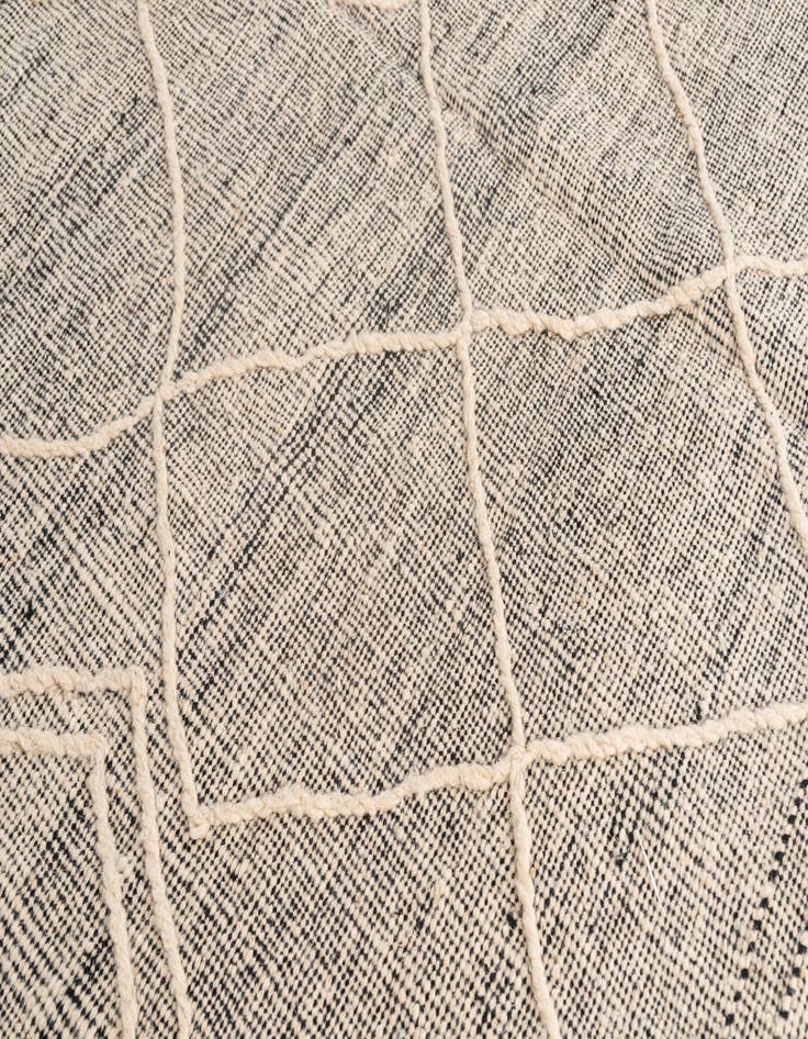 Detail image of  6' 4 x 10' 8  Hand Knotted Moroccan Wool Rug