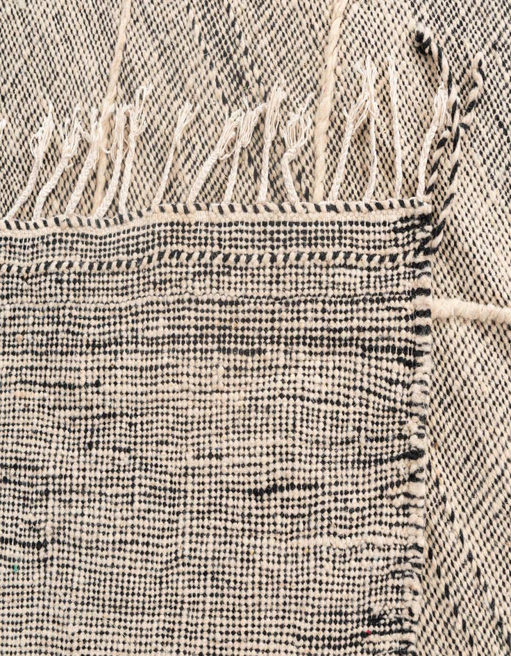 Detail image of  6' 4 x 10' 8  Hand Knotted Moroccan Wool Rug