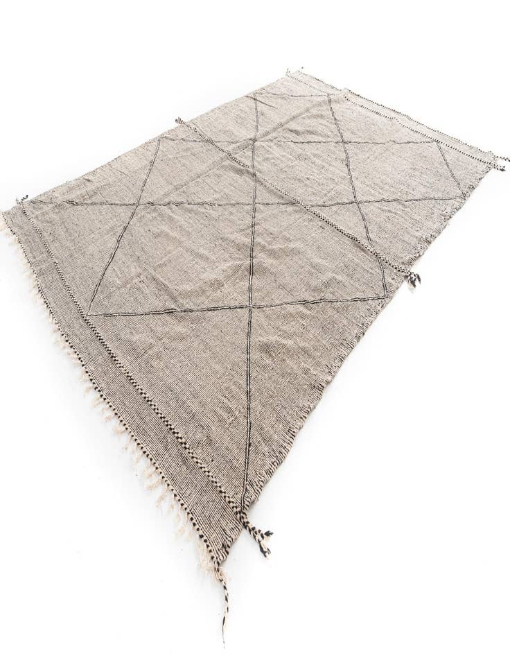 Detail image of  9' 7 x 13'  Hand Knotted Moroccan Wool Rug