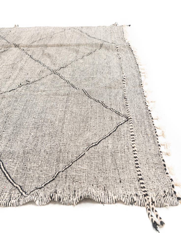 Detail image of  9' 7 x 13'  Hand Knotted Moroccan Wool Rug