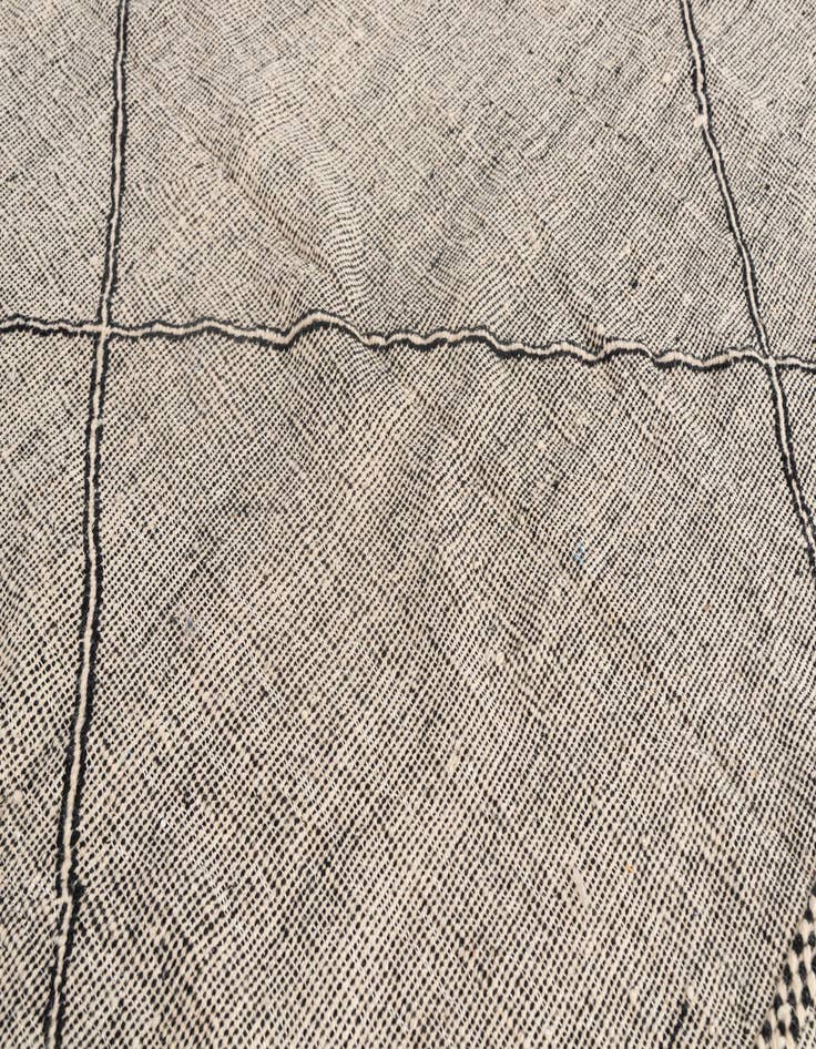 Detail image of  9' 7 x 13'  Hand Knotted Moroccan Wool Rug