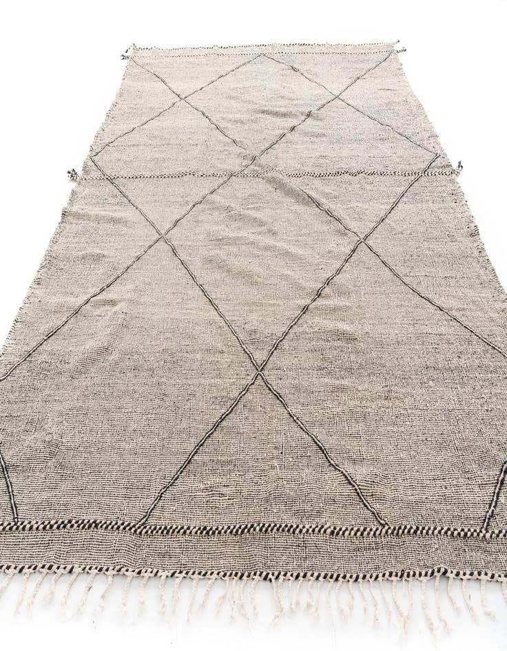 Detail image of  9' 5 x 13'  Hand Knotted Moroccan Wool Rug