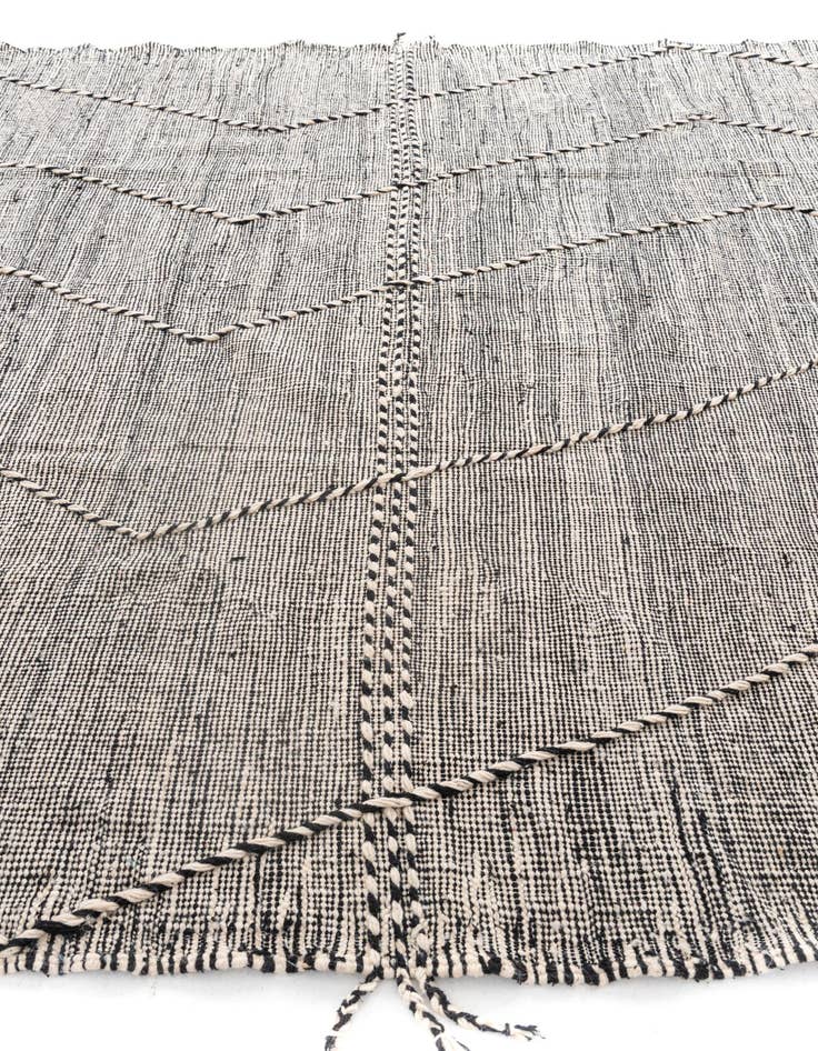 Detail image of  9' 10 x 13'  Hand Knotted Moroccan Wool Rug