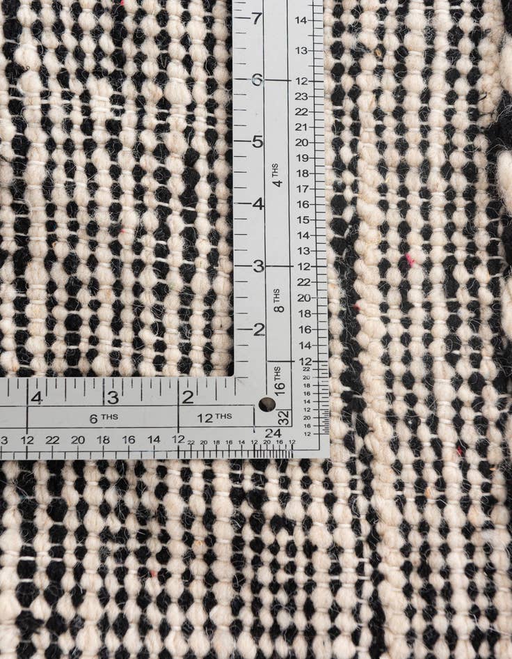 Detail image of  9' 10 x 13'  Hand Knotted Moroccan Wool Rug