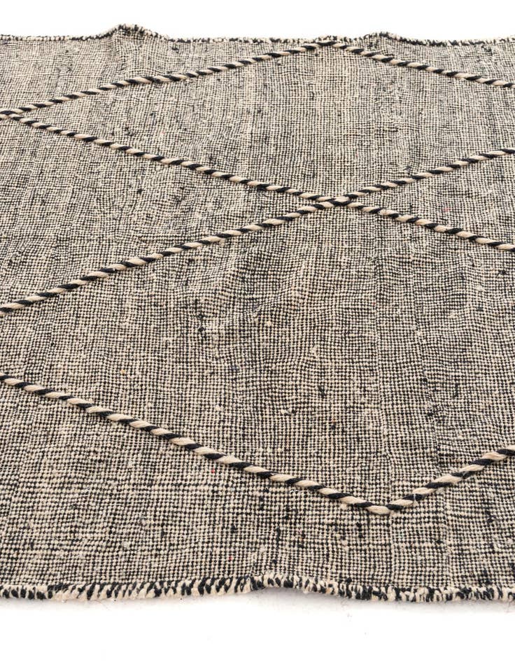 Detail image of  5' 2 x 8' 5  Hand Knotted Moroccan Wool Rug