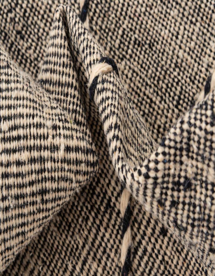 Detail image of  5' 2 x 8' 5  Hand Knotted Moroccan Wool Rug