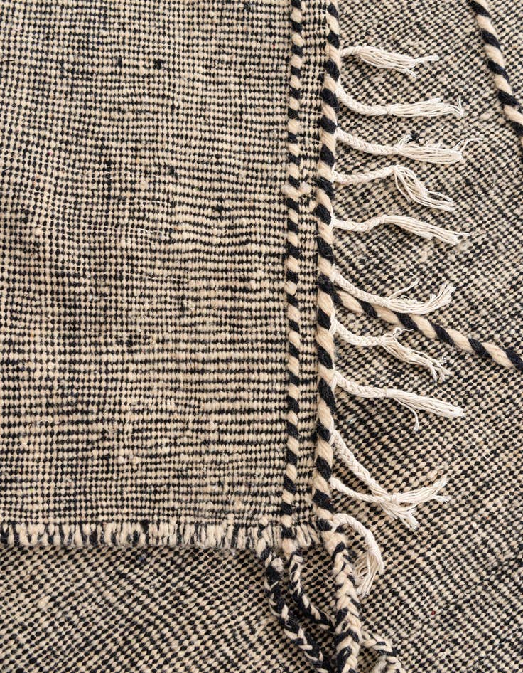 Detail image of  5' 2 x 8' 5  Hand Knotted Moroccan Wool Rug