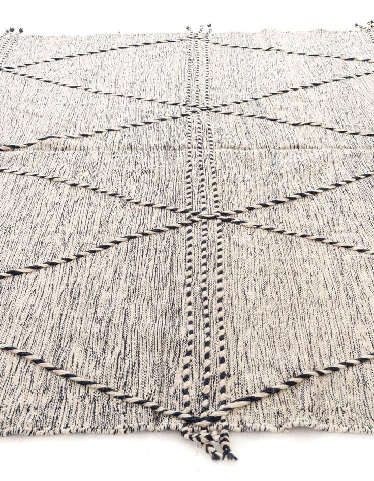 Detail image of  9' x 12' 10  Hand Knotted Moroccan Wool Rug