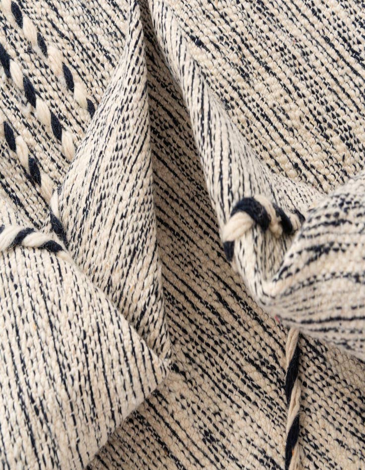 Detail image of  9' x 12' 10  Hand Knotted Moroccan Wool Rug