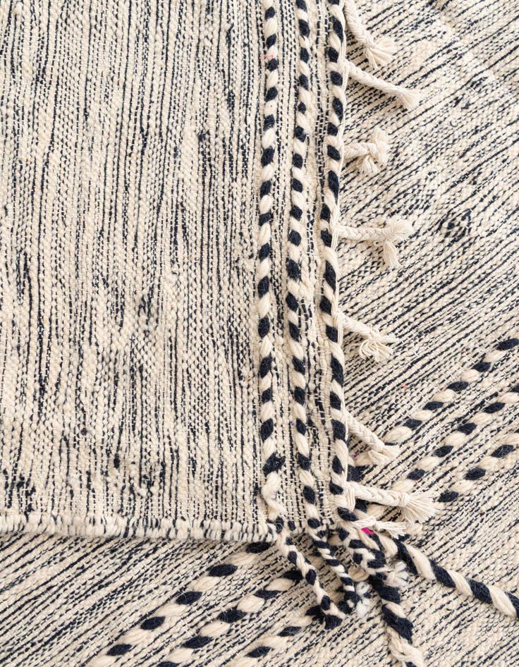 Detail image of  9' x 12' 10  Hand Knotted Moroccan Wool Rug