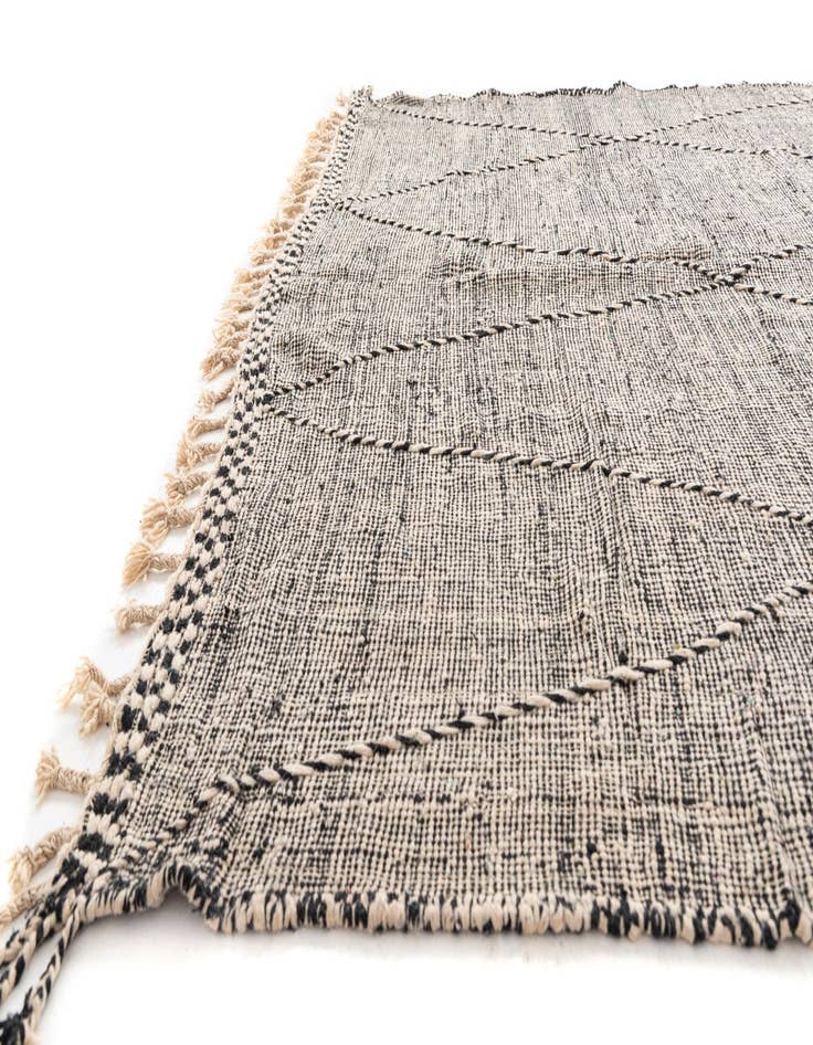 Detail image of  9' x 13' 3  Hand Knotted Moroccan Wool Rug