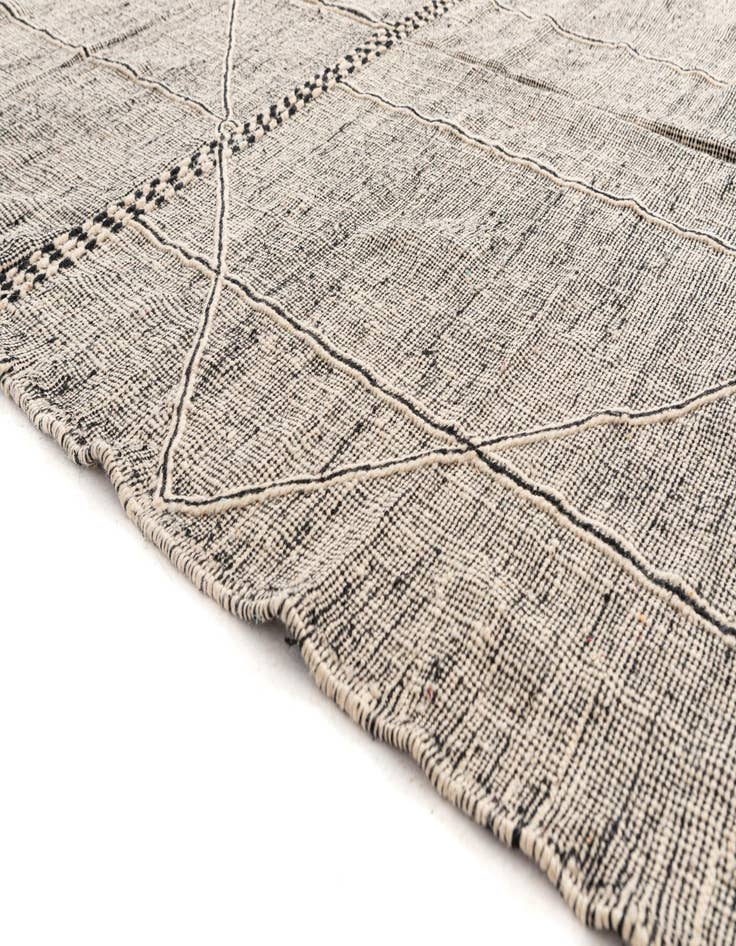 Detail image of  7' 7 x 11' 4  Hand Knotted Moroccan Wool Rug