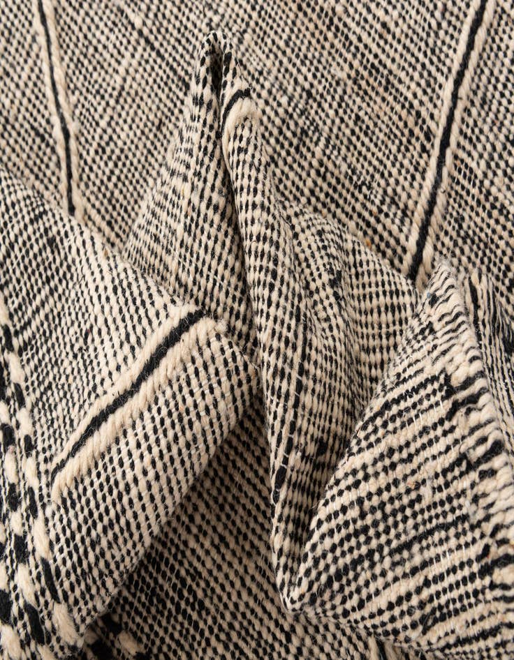 Detail image of  7' 7 x 11' 4  Hand Knotted Moroccan Wool Rug