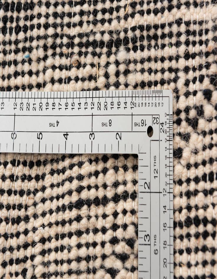 Detail image of  7' 7 x 11' 4  Hand Knotted Moroccan Wool Rug