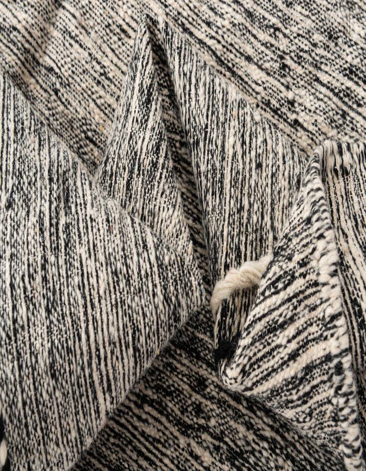 Detail image of  6' 6 x 9' 4  Hand Knotted Moroccan Wool Rug