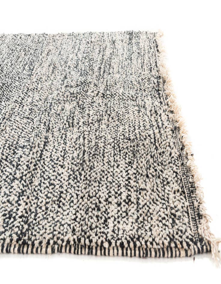 Detail image of  5' 2 x 8' 10  Hand Knotted Moroccan Wool Rug