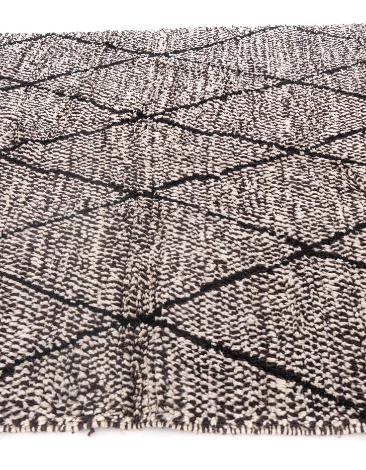 Detail image of  6' 6 x 9' 6  Hand Knotted Moroccan Wool Rug