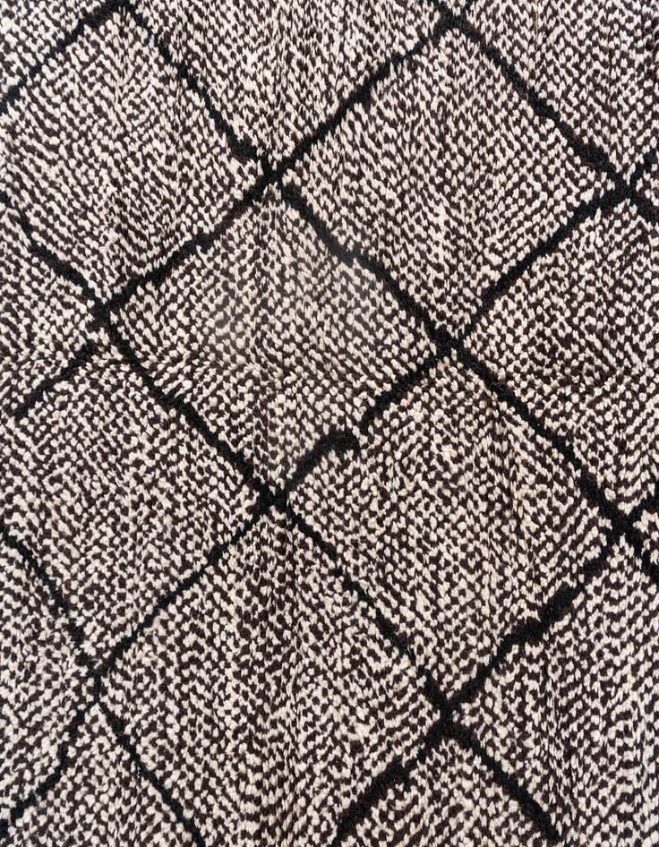 Detail image of  6' 6 x 9' 6  Hand Knotted Moroccan Wool Rug