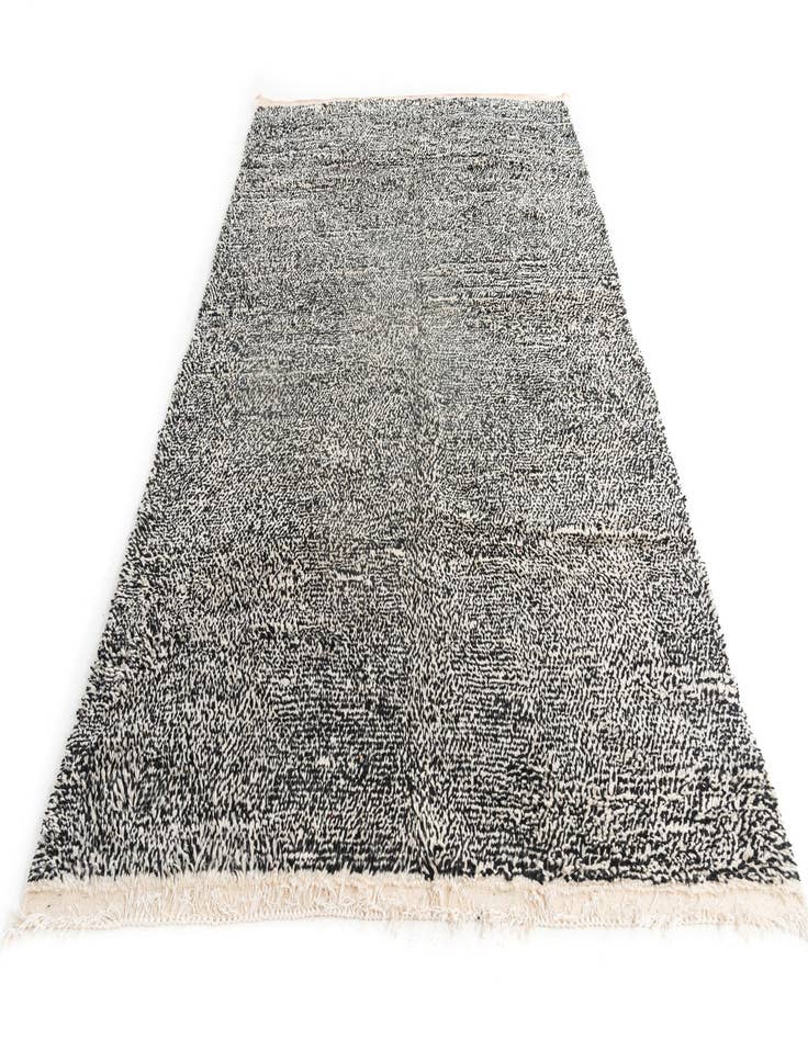 Detail image of  6' 5 x 10'  Hand Knotted Moroccan Wool Rug