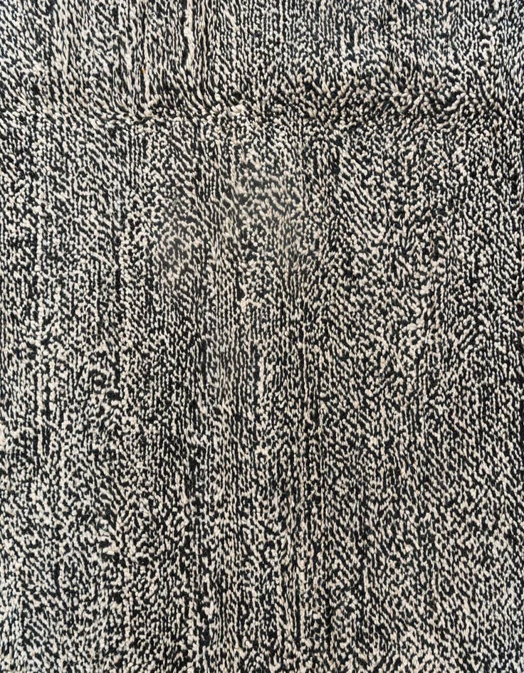 Detail image of  6' 5 x 10'  Hand Knotted Moroccan Wool Rug