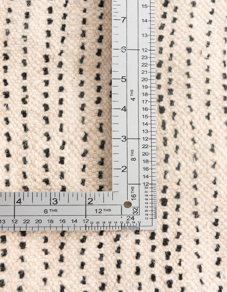 Detail image of  6' 5 x 10'  Hand Knotted Moroccan Wool Rug