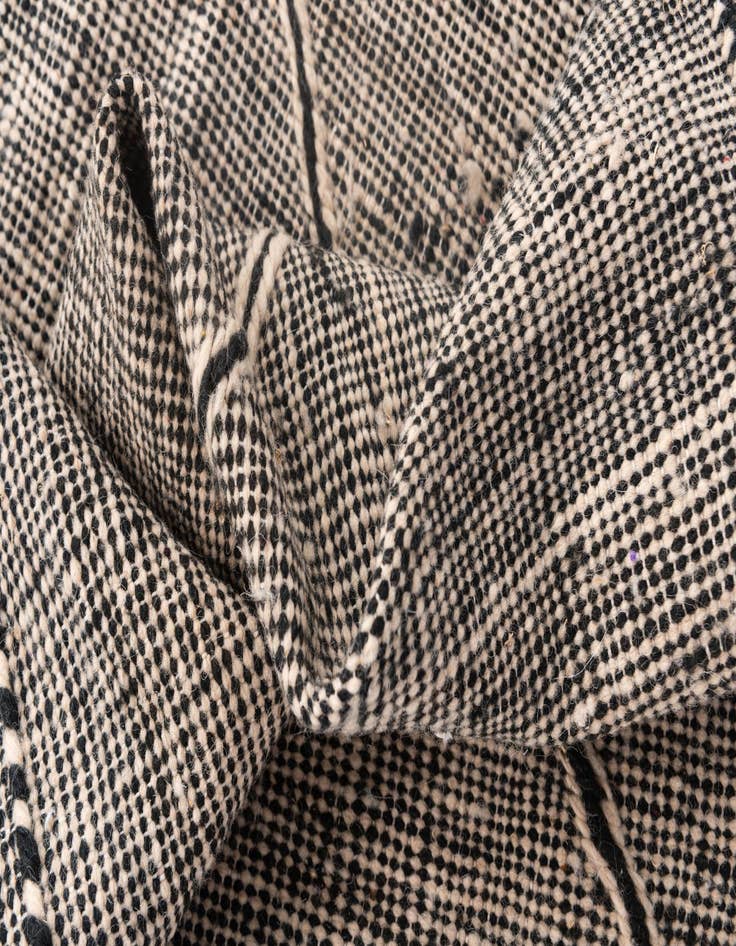 Detail image of  6' 8 x 10' 3  Hand Knotted Moroccan Wool Rug