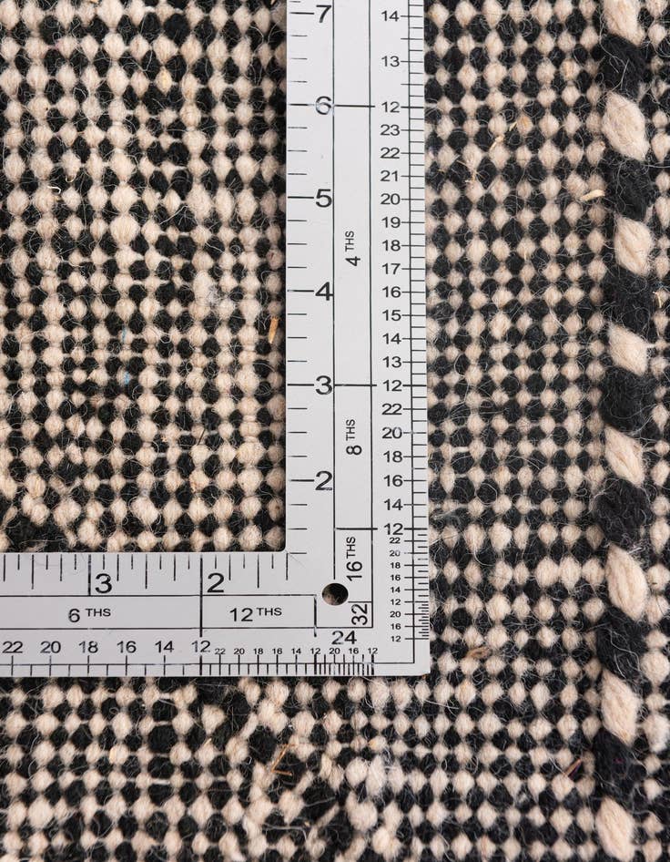 Detail image of  6' 8 x 10' 3  Hand Knotted Moroccan Wool Rug