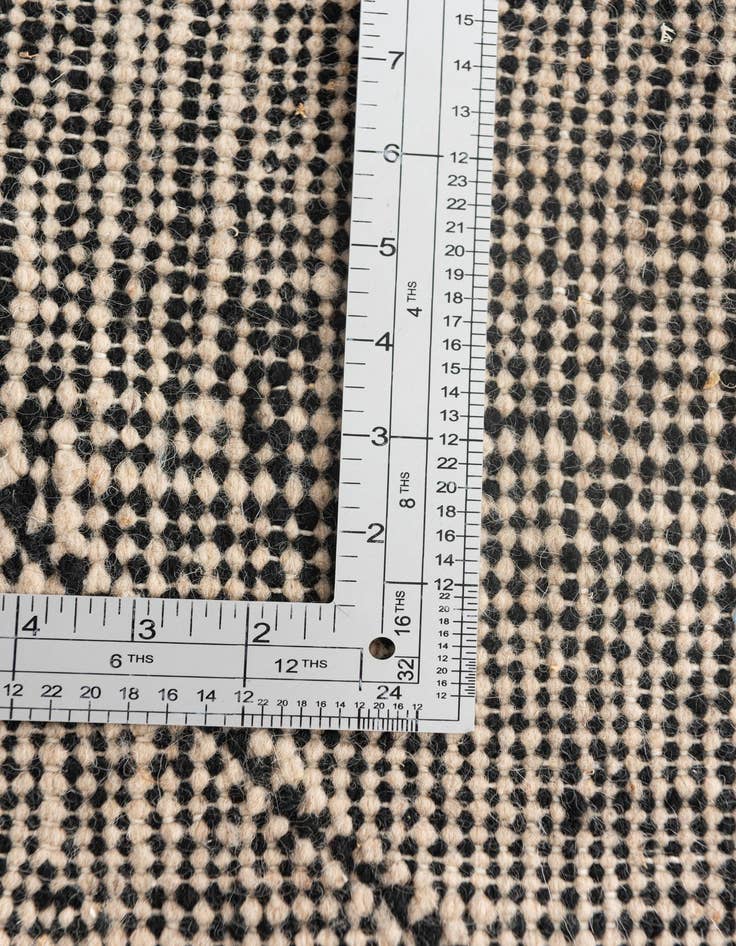 Detail image of  6' 10 x 9' 9  Hand Knotted Moroccan Wool Rug