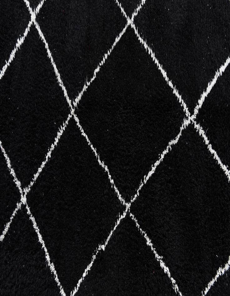 Detail image of  5' 4 x 8' 10  Hand Knotted Moroccan Wool Rug