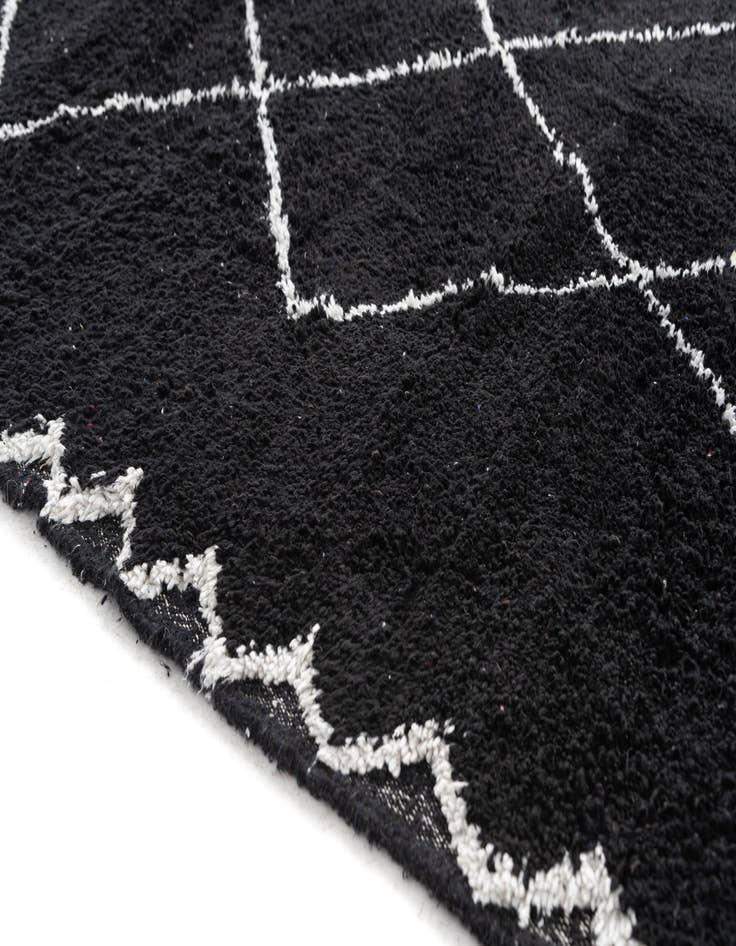 Detail image of  5' 4 x 8' 10  Hand Knotted Moroccan Wool Rug