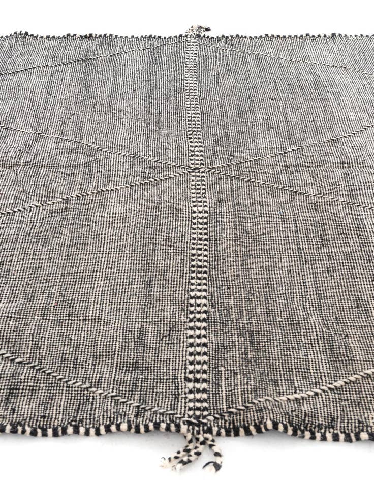 Detail image of  6' 7 x 10' 3  Hand Knotted Moroccan Wool Rug