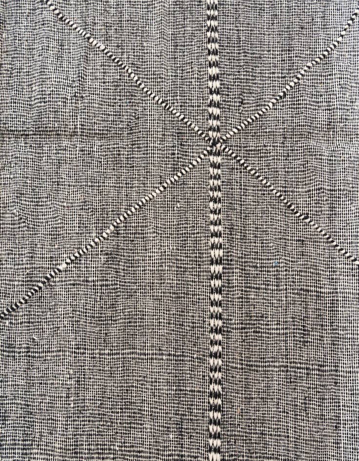 Detail image of  6' 7 x 10' 3  Hand Knotted Moroccan Wool Rug