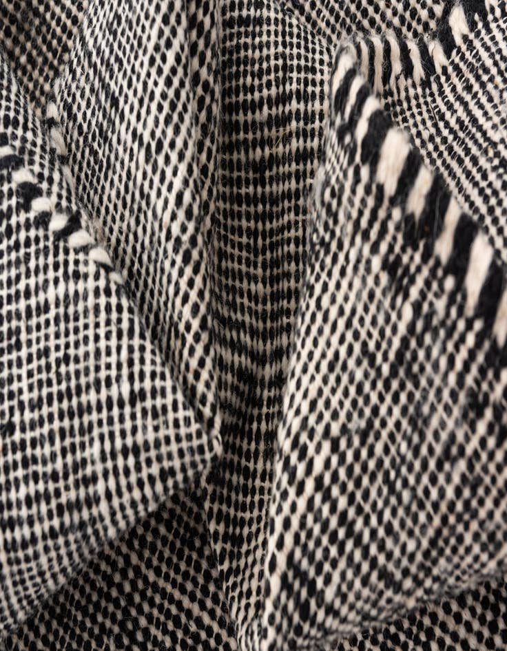 Detail image of  6' 7 x 10' 3  Hand Knotted Moroccan Wool Rug