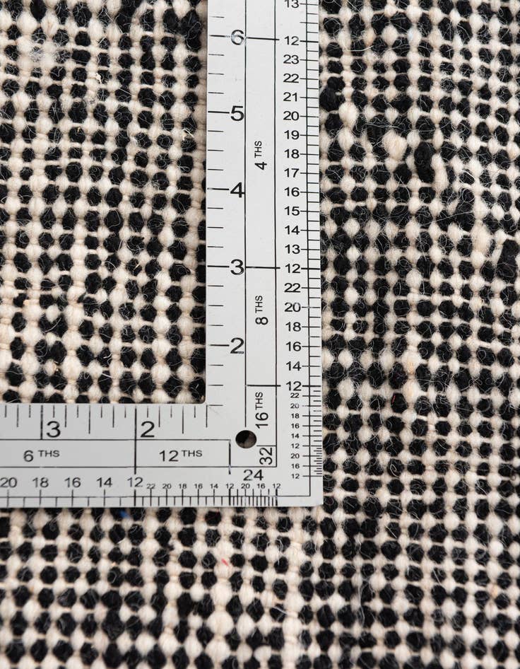 Detail image of  6' 7 x 10' 3  Hand Knotted Moroccan Wool Rug