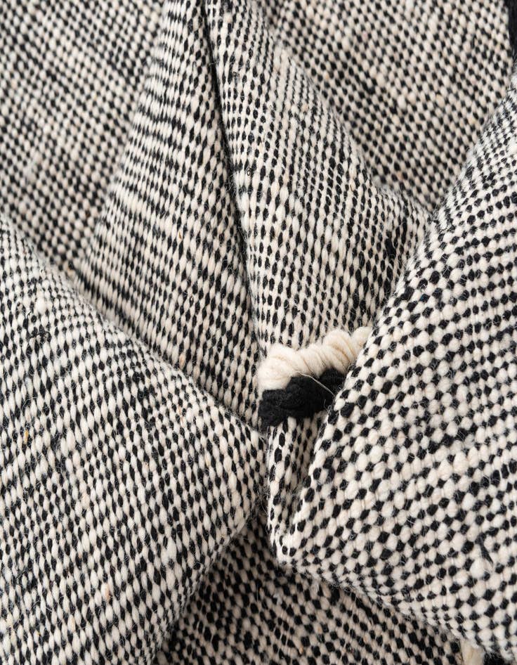 Detail image of  6' 6 x 9' 9  Hand Knotted Moroccan Wool Rug