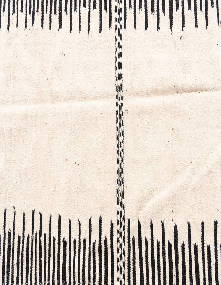 Detail image of  6' 4 x 10' 8  Hand Knotted Moroccan Wool Rug