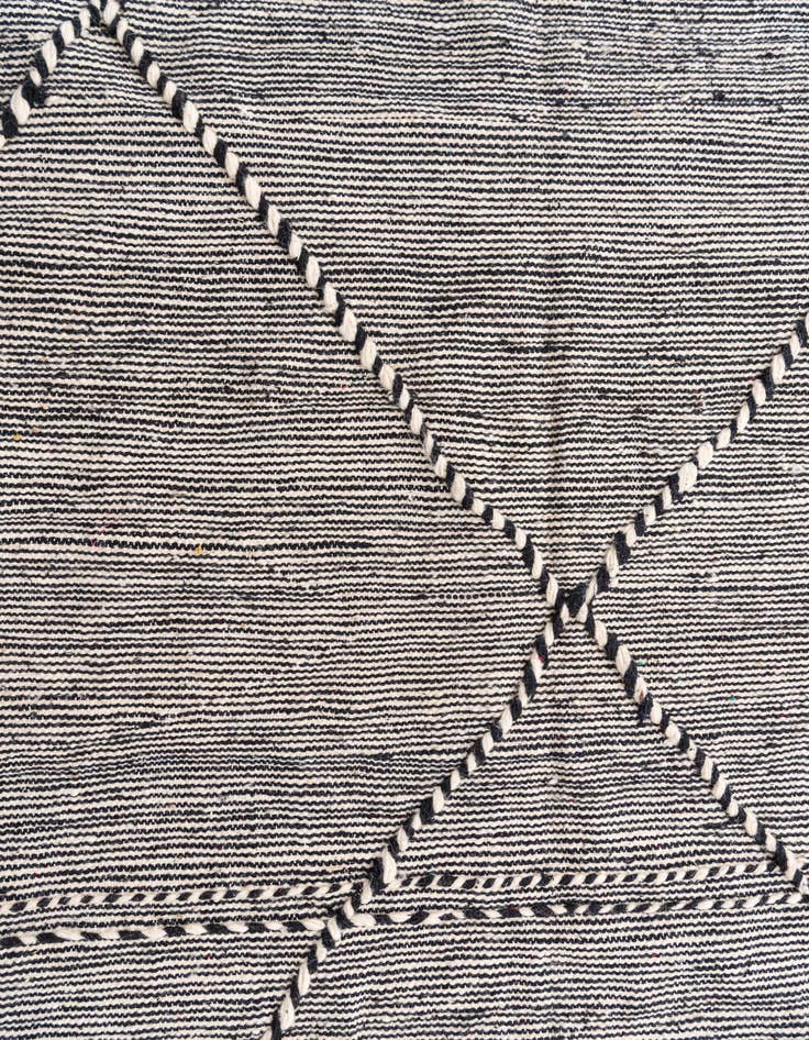 Detail image of  6' 3 x 10' 2  Hand Knotted Moroccan Wool Rug