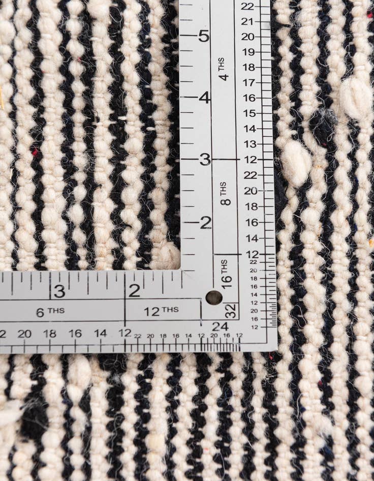 Detail image of  6' 3 x 10' 2  Hand Knotted Moroccan Wool Rug